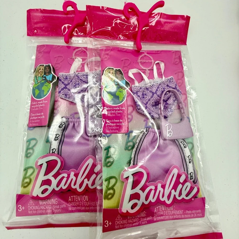 Mattel Barbie Doll Clothing & Accessories Lot Of 6. NEW 5 Different Styles